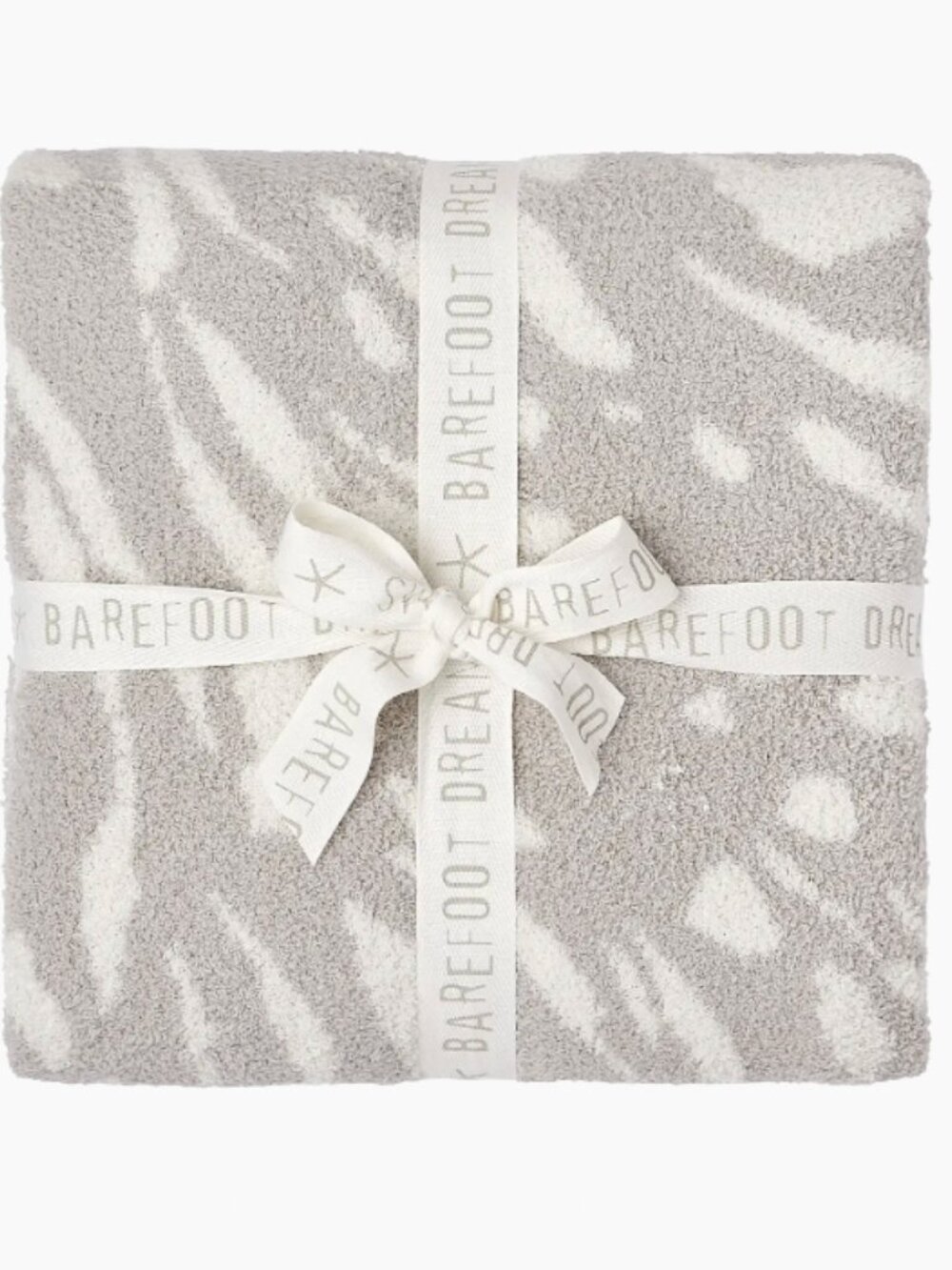 NWT Barefoot Dreams CozyChic Throw Blanket 52"x72"- Cream Sandstone